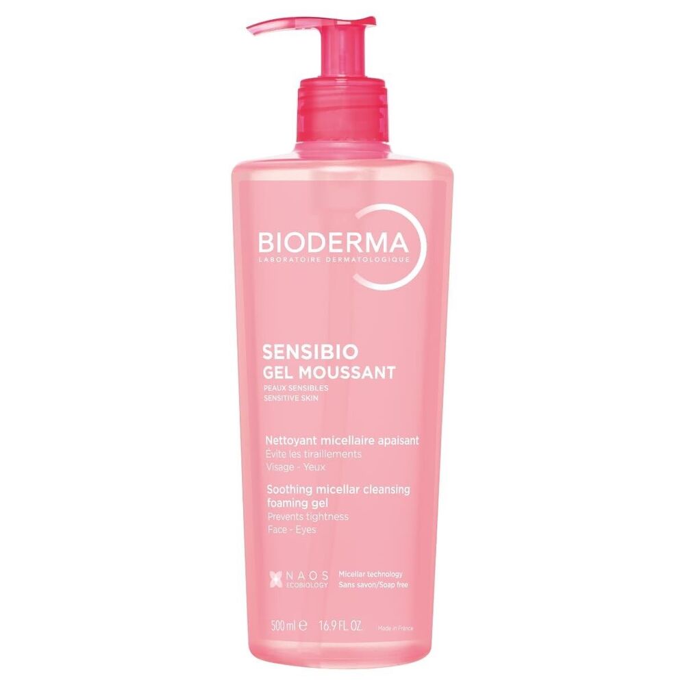 Bioderma Sensibio Foaming Gel Cleanser Sensitive Skin Makeup Remover 16.7oz